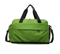 Yogasports - Borsone da palestra pieghevole, da viaggio, per il fine settimana, da donna, impermeabile, per la notte, per yoga, Verde, Bellezza di massa