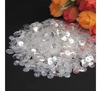 YOGAY Cristallo Trasparente 3mm 4mm 5mm 6mm PVC Coppa Rotonda Piatta Sciolti Paillettes Cucito Matrimonio Artigianato Accessori Fai da Te 10g
