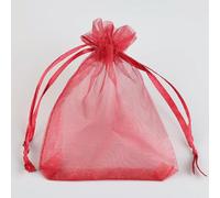 YOGAYE 25 pz 15x20 cm 17x23 cm 20x30 cm 30x40 cm 35x50 cm sacchetto di organza per gioielli colori sacchetti di imballaggio gioielli per sacchetti regalo festa di nozze