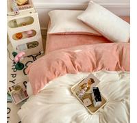 YOGAYE Copripiumino Invernale in Flanella 1 Pezzo Copripiumino 220x240 cm Copriletto Matrimoniale Queen Size