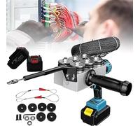 YOGAYE Macchina for tesatura Automatica del Filo Attraverso Filo Elettrico a Parete, Macchina for Corde elettriche, Batteria al Litio 6000 mAh, velocità 40 m/min, Cavo da 25 m