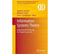 Yogesh K. Dwivedi Information Systems Theory (Copertina rigida)