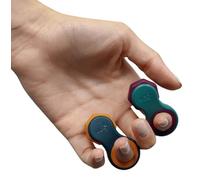 Yogi Giocattolo Fidget, Spinner Fidget per Adulti, Sollievo dall'ansia, Perfetto per ADHD, ADD e Autismo, Giochi Fidget Silenziosi per Adulti e Bambini, Cinque Dimensioni di Anelli - Confezione da 2