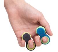Yogi Giocattolo Fidget, Spinner Fidget per Adulti, Sollievo dall'ansia, Perfetto per ADHD, ADD e Autismo, Giochi Fidget Silenziosi per Adulti e Bambini, Cinque Dimensioni di Anelli - Confezione da 2