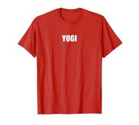 Yogi Maglietta, Uomo, Rosso, S