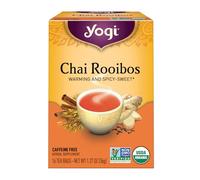Yogi Organic Herbal Tea Caffeine Free Chai Rooibos - 16 Tea Bags - Case Of 6