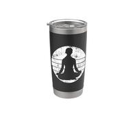 Yogi Sketch Yoga Bicchiere termico in acciaio inox doppia parete