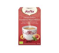 YOGI TEA Yogi Tea - Energia Positiva Mirtilli Rossi Ibisco, 17 bustine da 1,8 grammi