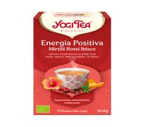 YOGI TEA Yogi Tea - Energia Positiva Mirtilli Rossi Ibisco, 17 bustine da 1,8 grammi