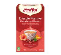 Yogi Tea Energia Positiva Mirtillo Rosso Ibisco 17 Bustine - Tè biologico