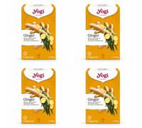 Yogi Tea Ginger - 17 bustine (confezione da 4)