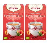 Yogi Tea Infuso Energia Positiva Mirtilli Rossi Ibisco Bustine 2x30,6