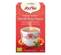 Yogi Tea Infuso Energia Positiva Mirtilli Rossi Ibisco Bustine 30,6 g