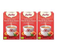 Yogi Tea Infuso Energia Positiva Mirtilli Rossi Ibisco Bustine 3x30,6