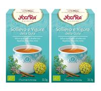 Yogi Tea Infuso Sollievo e Vigore Gola Bustine 2x32,3 g Tè