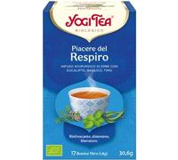 Yogi Tea Piacere del Respiro Infuso Ayurvedico Eucalipto e Timo Biologico