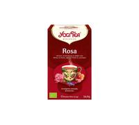 Yogi Tea Rosa - Infuso Biologico Floreale con Petali di Rosa e Lavanda - 17 Bustine