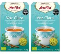 Yogi Tea Sollievo e Vigore Della Gola - 17 Bustine Filtro [32,3 gr] (Confezione da 2)
