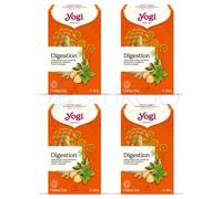 Yogi Tea Stomach Ease/Digestione - 17 bustine di tè (Confezione da 4)