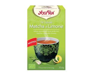 Yogi Tea Tè Verde Macha Limone Infuso Ayurvedico, 17 Bustine