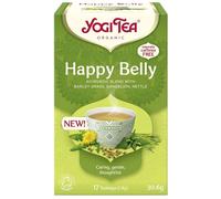 Yogi Tea Tisana Happy Belly con erba d'orzo , Anice e curcuma - 17 bustine