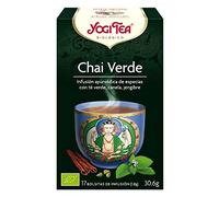 YOGI TEA Yogi Tea - T Speziato Verde Chai, 17 bustine da 1,8 grammi