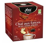 YOGI - Yogi Chai con spezie, tè nero, organico 24 g - tre articoli