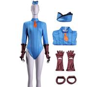 YOGLY Donna Cosplay Cammy Costume con Copricapo Set per Halloween Festa