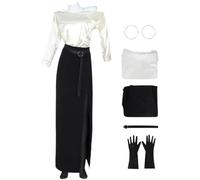 YOGLY Grace Ashcroft Costume con Orecchini Donna Cosplay Game 9 Grace Uniforme Set per Carnevale Halloween Festa Mascherata Costumi