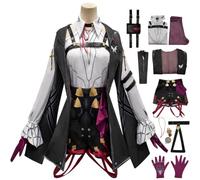 YOGLY Kafka Costume Donna Cosplay Star Rail Kafka Completo Uniforme Set per Carnevale Halloween Festa Mascherata Costumi