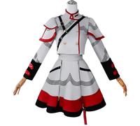 YOGLY Kasane Teto Show Costume Donna Cosplay Virtuale Idolo Kasane Teto JK Uniforme Set Top e Gonna per Carnevale Halloween Festa Mascherata Fancy Anime Costume