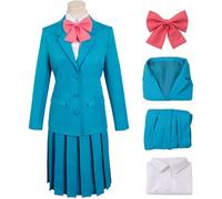 YOGLY Kuronuma Sawako Costume Donna Cosplay Anime From Me to You Sadako JK Uniforme Scolastica Set 4 pezzi per Carnevale Halloween Festa Mascherata Costumi