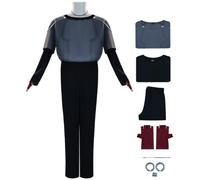 YOGLY Till Costume Uomo Cosplay Anime Alien Stage Till Completo Palcoscenico Uniforme Set per Carnevale Halloween Festa Mascherata Costumi
