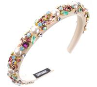 YOGOTEU Fascia per capelli, elegante fascia per capelli con dettagli in rilievo alla moda per feste casual accessori per capelli da donna