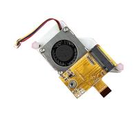 YOGOTEU Per RPI 5 PCIe a M.2 NVMe SSD Estensione Accessorio Easy Integration Cooling Module