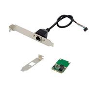 YOGOTEU Scheda di rete con cavo PCIE Gigabit per desktop I210AT RJ45 Schede di rete 2.5Gbps PCIe Server Scheda di rete