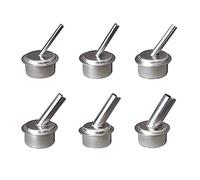 YOGOTEU Set di ugelli piegati versatili 6 diverse dimensioni (3-10 mm) per stazione di rilavorazione ad aria calda rapida 861 ugello di calore piegato