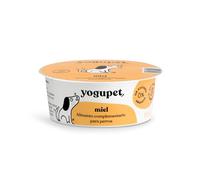 Yogupet Yogurt per cani con miele spagnolo. Cibo complementare pastorizzato per il cane. 12 x 110 g.