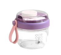 Yogurt Cups, Overnight Oatmeal Mug, Yogurt Parfait Cups, Handles, Portable Cereal Cup, Meal Planning Containers, Milk Yogurt, Breakfast Containers, On-the-Go Breakfast