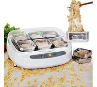 Yogurt elettrico for natto, macchina for la fermentazione termostatica dello yogurt elettrico da 3,5 l, fermentatore for natto in acciaio inossidabile con pannello di controllo intelligente