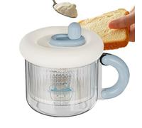 Yogurt Press - Filtro yogurt con coperchio | Filtro a rete fine riutilizzabile per crema | Dieta e fitness Soy Milk Maker per cucine per la casa uomini e donne colazioni salutari quotidianamente Cottu