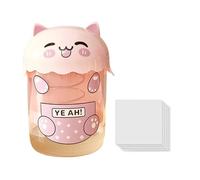 Yogurt Strainer, Cat Shaped Sifter, Kitchen Mesh Filter, Fine Mesh Design, Dustproof Lid Cover, Stable Handle Grip, Smooth Pouring, Easy Cleaning, Multi-Use Tool, Perfect for Baking, Cooking, Juicing