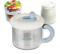 Yogurt Strainer Maker, Fine Filter Container, Yogurt Cheese Making Tool with Lid, Gr rainer for Cream Diet Fitness Home Kitchen Soy Milk Breakfast Cooking Use Men Women 12.4x16.3x13.3cm