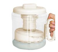 Yogurt Strainer, Yogurt Maker With Handle, PP, Stainless Steel Specialty Kitchen Appliance For Straining Liquids, Whey, And Milk, Perfect For Breakfast, Lunch, Juice, And Restaurant Cuisine, 14x18cm