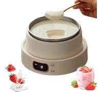 Yogurtiera 1000Ml, Yogurtiera Elettrica Portatile, Display LED, Timer Regolabile, Macchina per Yogurt per Preparare Yogurt Biologico, Natto, Dessert Fatti In Casa