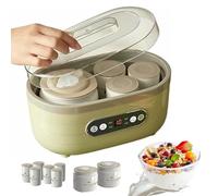 Yogurtiera Automatica Multi-tazza Da 1,7 L - Fermentazione Termostatica A 360° Con Timer | Include 2 Tazze Grandi E 6 Piccole Per Preparare Vari Gusti Di Yogurt,A