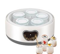 Yogurtiera,Controllo Regolabile del e della Temperatura 1,2 L Apparecchio | Macchina automatica per yogurt per formaggio, frutta, vino, casa, cucina, colazione, snack, cibo