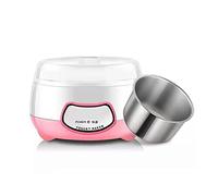 Yogurtiera Mini macchina automatica for yogurt Utensili for yogurt fai da te Elettrodomestici da cucina Serbatoio in acciaio inossidabile Rosa