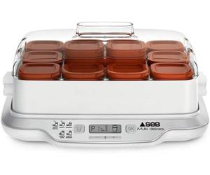 Yogurtiera Seb Multidelices Express 12 vasetti YG661A00 bianco e marrone