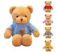 YOHFRFGX Yukoquian Teddy Bear, Yukoquian Stuffed Teddy Bear, Soft Plush Cute Teddy Bear with Hoodie Doll for Boys Girls, Teddy Bear Stuffed Animal, A Great for Children (Blue,30CM)